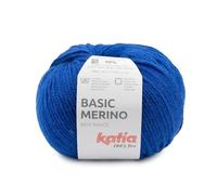 BASIC MERINO de Katia en pelotes de 50 g et 120 m (94 - Bleu ultramarin)