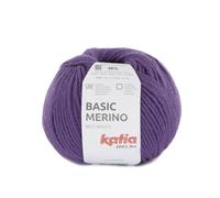 BASIC MERINO de Katia en pelotes de 50 grammes et 120 mètres (101 - Lilas foncé)