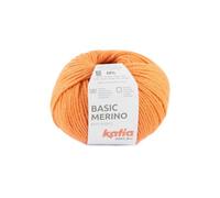 Katia Basic Mérinos en pelotes de 50 g et 120 mètres (92 - Orange pâle)