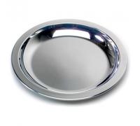 Basic Nature - Assiette en inox - Flach - metallic ii