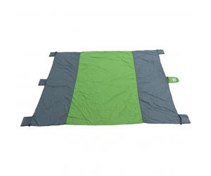 Basic Nature - Picknickdecke Beach - Couverture pique-nique - 215 x 275 cm - green / grey