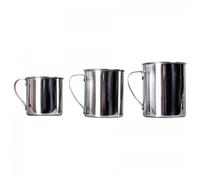 Basic Nature - Tasse en inox poli - 0,3 l - metallic