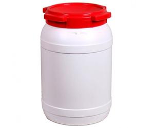 Basic Nature - Tonneau à large ouverture ronde - Boîte de protection - 20 l - white / red