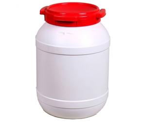 Basic Nature - Tonneau à large ouverture ronde - Boîte de protection - 26 l - white / red