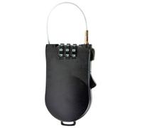 Basic Nature - Zahlenschloss mit Drahtseil - 120 cm - black