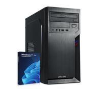 Basic Office PC / Ordinateur de bureau - AMD Athlon PRO 300GE - Tour Computer avec 8GO DDR4 RAM - 240GO SSD - WiFi - Windows 11 Pro