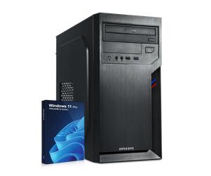 Basic Office PC / Ordinateur de bureau - AMD Athlon PRO 300GE - Tour Computer avec 8GO DDR4 RAM - 240GO SSD - WiFi - Windows 11 Pro
