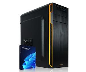Basic - Office PC / Ordinateur de bureau - Intel Celeron G5905 - Home Office Tour Computer avec 8 GO DDR4 RAM - 3,5 GHz - 512 GO SSD - DVD+RW - USB 3.0 - WiFi - incl. Windows 11 Pro