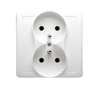 Kontakt-Simon BMGZ2/11 Prise de courant en plastique IP20 Blanc 250 V 80,5 mm 45 mm