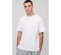 Basic Regular Fit Crew Neck T-Shirt homme - blanc - M, blanc