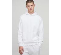 Basic Regular Fit Over the Head Hoodie homme - blanc - XS, blanc