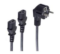 BASIC-S Câble d'alimentation Y, noir, 1,8 m