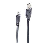 BASIC-S Câble USB 2.0 micro, USB-A - USB-B micro