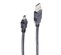 BASIC-S Mini câble USB 2.0, USB-A - 5 Pol USB-B