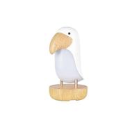 (Basic Section,White)Birds Bluetooth-Speaker Ambient Light Stepless Dimming LED Breathing Lights USB Rechargeable Touch Table Lamp