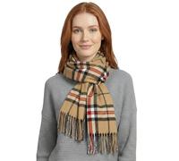 Basic Sense Écharpe d'hiver classique écossaise - Super douce et chaude, motif à carreaux traditionnel pour homme et femme