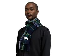 Basic Sense Écharpe écossaise à carreaux 100% laine Laine mongole Écharpes écossaises à carreaux, Vert, taille unique