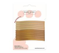 Basic Sense Lot de 12 épingles à cheveux Jumbo en métal robuste et solide pour épingles à cheveux épaisses Unisexe