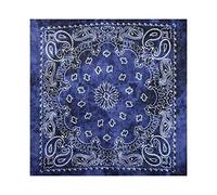 Basic Sense Lot de 6 bandanas motif cachemire tie-dye 100 % coton pour motard, foulard, mouchoir, cowboy