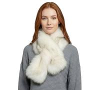 Basic Sense Winter Long Fluffy Faux Fur Collar Wrap Inner Fleece Fabric for Women Warm Tippet Russian Style Scarf