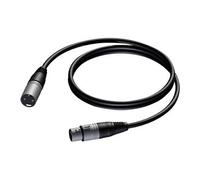 Basic series CAB901 - Câble audio - 0.23 mm² - XLR3 mâle pour XLR3 femelle - 5 m - blindé - noir