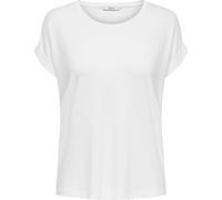 Basic T-Shirt Unicolore Col rond Manches courtes Top | XL