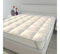 "BASIC" Topper, Blanc, 1 Place et Demie 120 x 195 cm