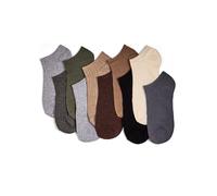 Basic Treasure Lot de 10 Paires Chaussettes Sneaker Femme, Mix, 39-42