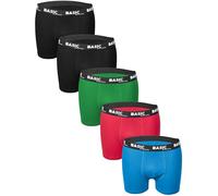 Basic Treasure Lot de 5 Boxers pour Homme, en Coton de qualité supérieure, Style rétro, sans étiquette Qui Gratte, Mix, 5 Paires, XL
