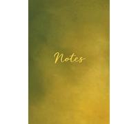 Basic Undated Daily Planner for 180 Days, Softcover, Green and Gold- Planificador diario básico sin fechas para 180 días, tapa blanda, verde y dorado.
