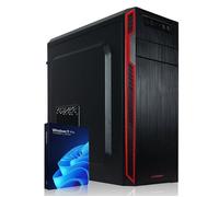 ® Basic V2 PC avec AMD Ryzen 5 4600G - Desktop Rapide + Ordinateur de Bureau à Domicile avec 4 2 GHz 8 Go RAM/RAM - 256 Go SSD -