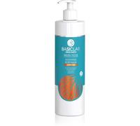 BasicLab Lotion corporelle après-soleil apaisante pour les enfants et les adultes, pour homme et femme, soulage les irritations et les coups de soleil, hydrate la peau