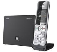 BasicLine IP + Comfort 500HX Station de Base pour téléphonie Internet combinée avec Un combiné HX, qualité vocale HD, fabriquée en Allemagne, argenté/Noir [Compatible DE, IT, FR, NL, BE, ES, Che]