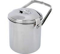 BasicNature Billy Can Marmite en acier inoxydable argenté 1,4 l