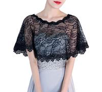 Basics Femme Femmes Armatures Lingerie Dentelle Gilet Femmes élégant Dirndl Blouse Noir Dirndl Blouse Dentelle pour Oktoberfest Lingerie Manteau(Black,One Size)