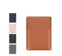 Basics Housse multifonction en polyuréthane pour ordinateur portable avec support et tapis de souris - Étui compatible de 14 à 16" (bleu, 15,4-16")