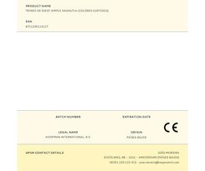 Basics Luge neige simple 54x50x7cm couleurs assorties