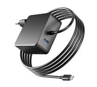 Basicvolt USB C Ordinateur Portable Chargeur 90W pour ASUS Chromebook Vivobook Zenbook with 5V 2A USB Socket