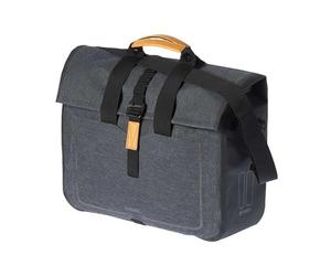 Basil 291022 - Sac de vélo arrière réfléchissant et étanche pour Une Fermeture arrière avec Fer, Noir