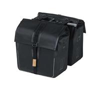 Basil Urban Dry Mik Double sacoches Mixte, Noir Mat, 50 l