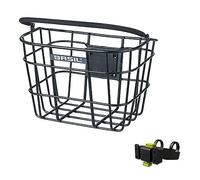 Basil Avant Basket Bremen ALU Quick Assembly, Klickfix Handlebar Support (Aluminium), Amovible Aluminium Design, Fil en Aluminium
