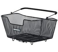 Basil Base M Cestino per Bicicletta. Unisex Adulto, Nero, 10 kg