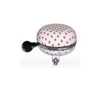 Basil big bell ding dong sonnette polka dot blanc rouge 80 mm