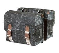 Basil Boheme Double Bag Borsa per il trasporto. Unisex Adulto, Carbone, 35L