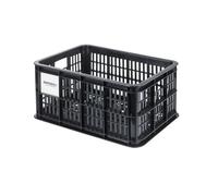 Basil Boîte à vélo MIK S 17,5 l, en Plastique recyclé, Noir, Convient pour Les vélos pour Femmes, Hommes et Enfants, avec Plaque d'adaptation MIK verrouillable