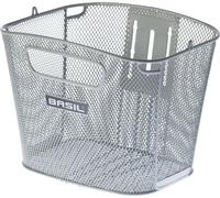 Basil Bold Front Fixmount Ed, panier Vr, argent