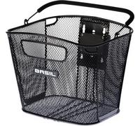 Basil Bold Front KF - Panier à vélo - avant - avec support de potence Basil KF Ahead - noir
