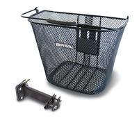 Basil Bremen Cestino anteriore + supporto stelo Baseasy Nero Unisex Adulto, Taglia Unica