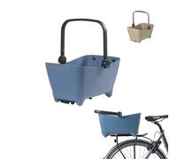 Basil Buddy MIK Panier de vélo pour Chien - 32 l, Bleu, Robuste, avec système MIK verrouillable et Plaque de Transport MIK, Parfait pour Le Transport sûr des Chiens