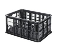 Basil – Panier vélo arrière MIK S – 17,5 l, plastique recyclé, plaque MIK verrouillable – Noir